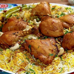 وجبة كبير برياني الدجاج صوص